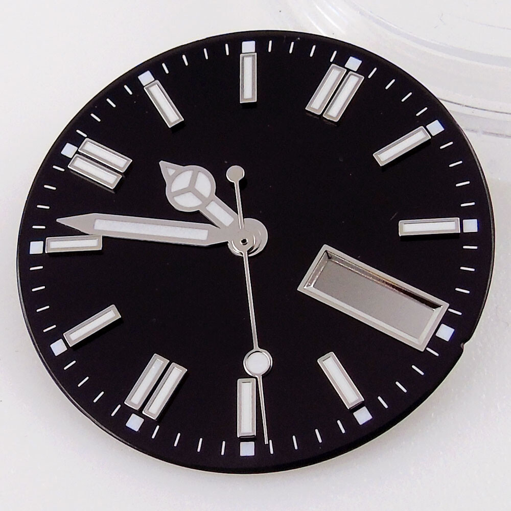 Reloj Con Movimiento Nh36a/nh36, Tres Agujas, Calendario Dob | Cuotas - Foto 2