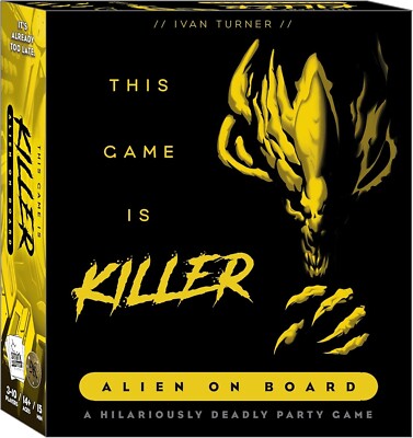This Game Is Killer Alien On Board Card Game Smirk & Dagger Family Party Board