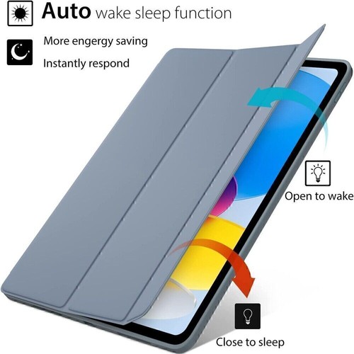 Smart Case For iPad 11/10/9/8th Pro Air 11 M3 2025 Air 6 5 4 with Pencil Holder - Picture 36 of 40