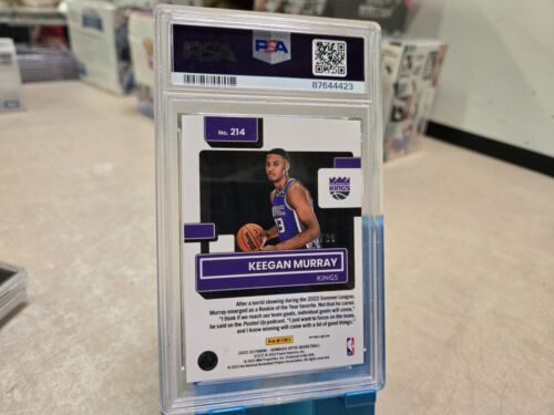 Keegan Murray RC 2022-23 Donruss Optic Rated Rookie Black Velocity #/39 PSA 10 - Picture 2 of 2
