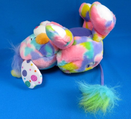 PIXIE DOODLE 12" PURPLE * MULTI plush POPPLES DOLL soft toy TOYMAX VINTAGE 2001 - Picture 5 of 12