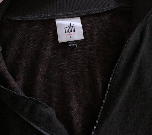 Abito coccole CABI nero e rosso bordeaux taglia small S #4215 usato in ottime condizioni - Foto 5 di 5