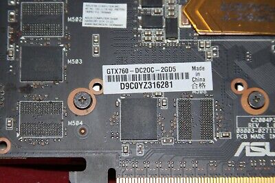 ASUS GeForce GTX 760, 2GB GDDR5. PCI Express Graphics Card ASUS GeForce GTX 760, 2GB GDDR5. PCI Express Graphics Card
