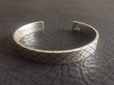 PULSERA BRAZALETE CERCA DE DISEÑADOR NORTHSKULL LONDRES LATÓN CHAPADO EN PLATA ENVEJECIDA PARA HOMBRES