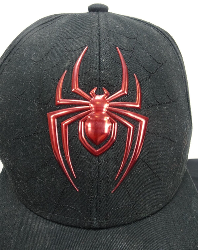 Spiderman Marvel Black Snapback Hat Cap - Picture 8 of 11