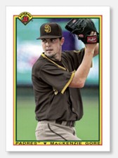 MACKENZIE GORE 2020 Bowman Baseball Oversized 1990 Bowman Card 5x7 #/49