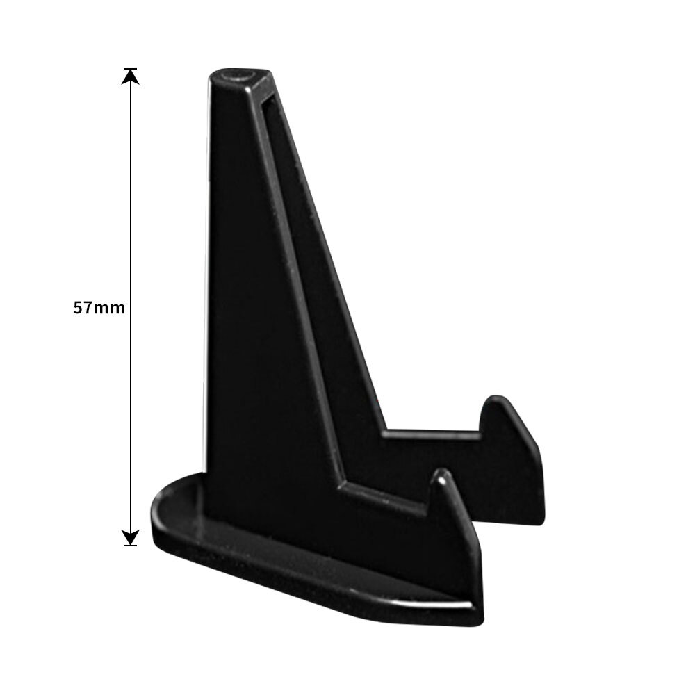 120 Plastic Stands Mini Coin Display Stand Holder Rack Shelf For