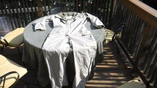 US Military Army Goretex JP-8 Fuel Handlers Coveralls Desert Tan Medium - NWOT