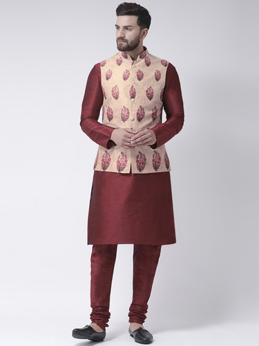nehru jacket with ethnic wear