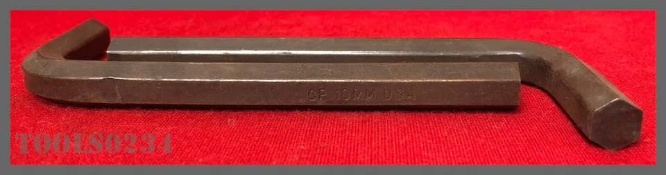 10MM Short Arm Hex Key L Wrench Eklind Chesco Allen 15520 LOT OF 2 - Image 2 of 4