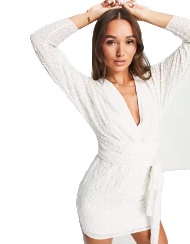 asos sequin dress sale ASOS DESIGN statement embellished textured plunge maxi dress with mixed  sequins in green Masa: 36 Sale: 39,99