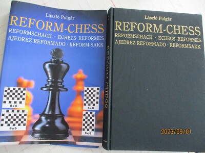 Schach Reform-Chess Reformschach von Laszlo Polgar ohne Schachbrett und Figuren