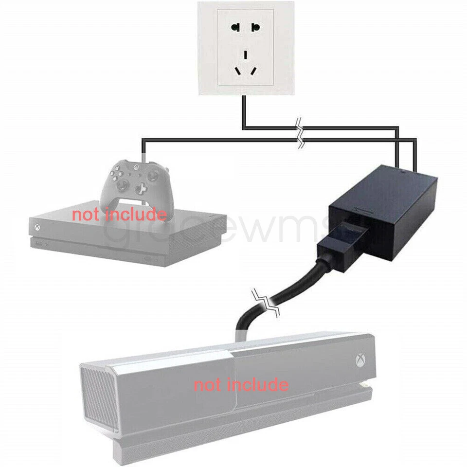 For XBOX ONE S/X KINECT POWER ADAPTER 2.0 SENSOR ADAPTER FOR XBOX/PC Win8/10 - Image 4 of 4