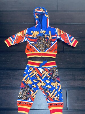 Dolce Gabbana Baby KING Tracksuit Pants Hoodie Sweats Set