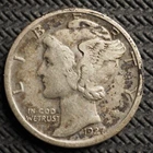 1927 **D**   MERCURY HEAD  SILVER  DIME *(NICE COIN)*   FREE SHIPPING  X9405