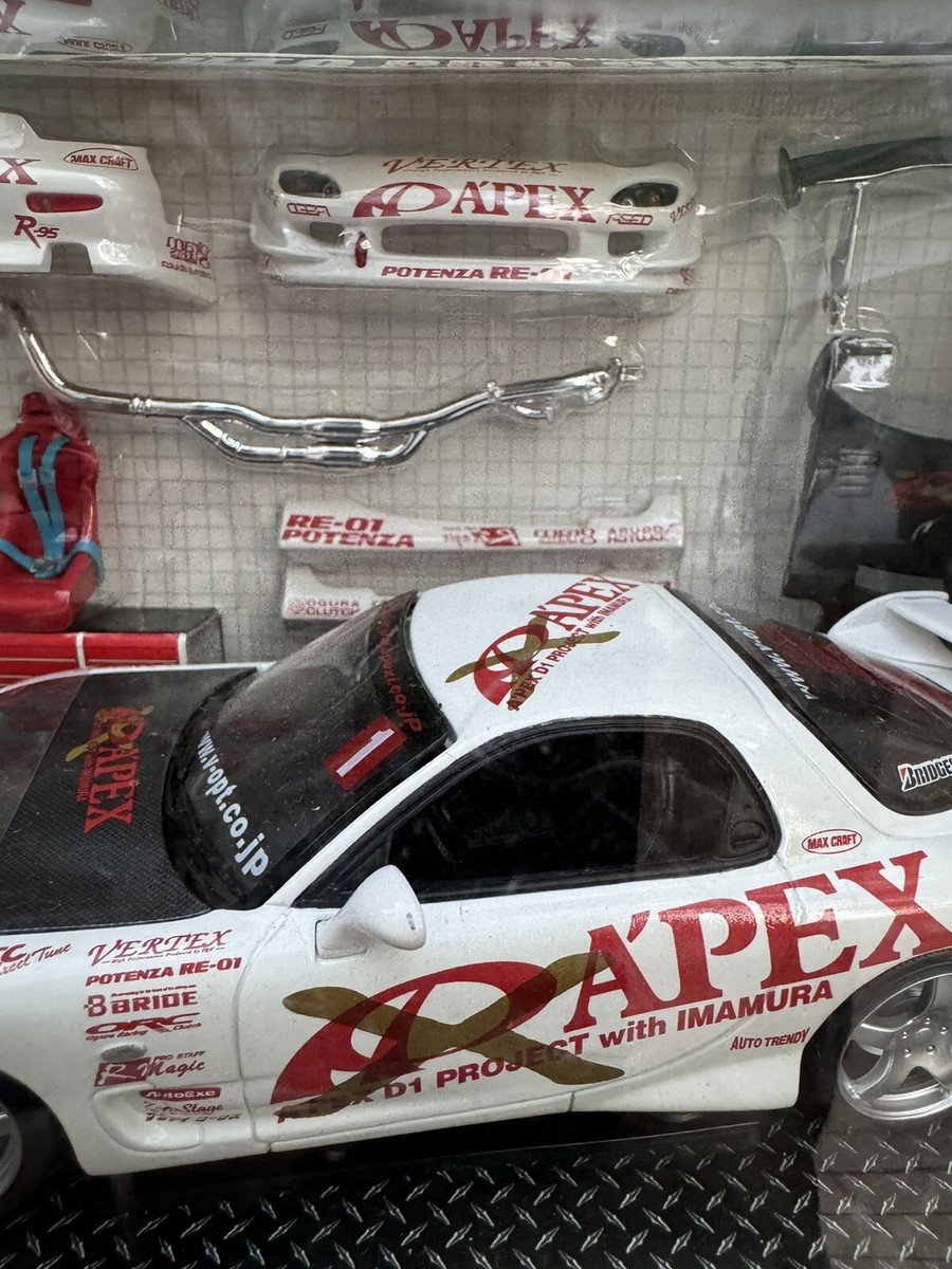 APEX D1 PROJECT MAZDA RX-7 サイン入り A'PEXi - RX-7 FD3S APEX D1GP Project - AUTO PRO SHOP 1/24