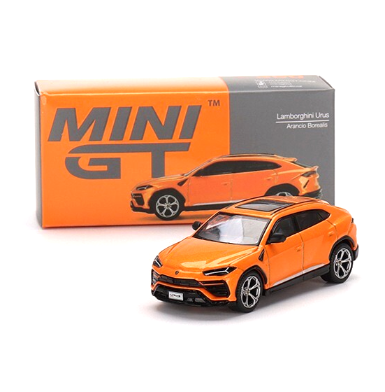 MINI GT 360 Lamborghini Urus Arancio Borealis Orange 1:64 Scale