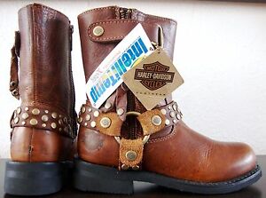 Harley Davidson Vada Biker Boots Damen Stiefelette Stiefel Leder Bootie Gr37 Neu Ebay