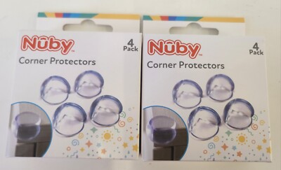 Nuby Eckschutz Kissen Baby Sicherheit Klebeprotektoren 2 x 4er-Pack NEU