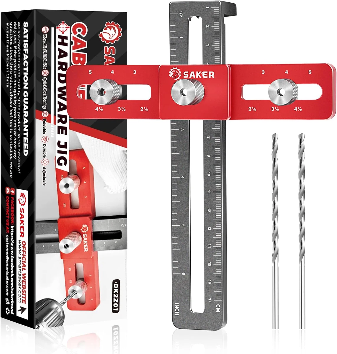 Saker Cabinet Hardware Doweling Jig Adjustable Cabinet Template