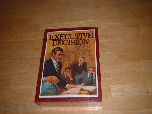 3M Executive Decision Board Game 1971 New Factory Sealed Rare Collector Item