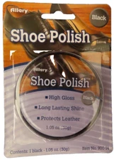 Allary Black Shoe Polish  1.05 OZ.  High Gloss long lasting shine #900-14  NEW