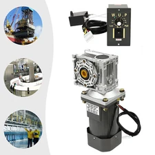 0-27RPM Gear Motor Worm Geared Motor Speed Controller Electric Motor Kit 180W US