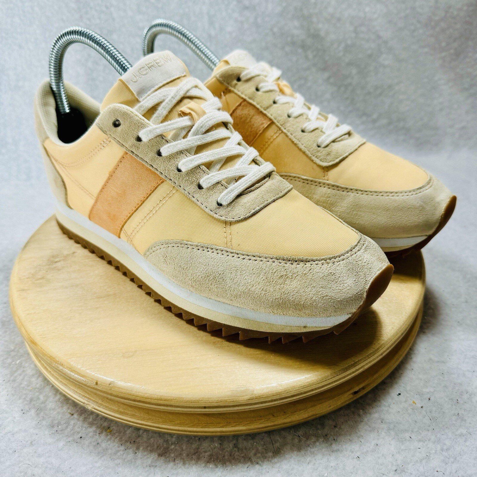 Crew Women's trainers in Colorblock Peach Field Sneakers Size