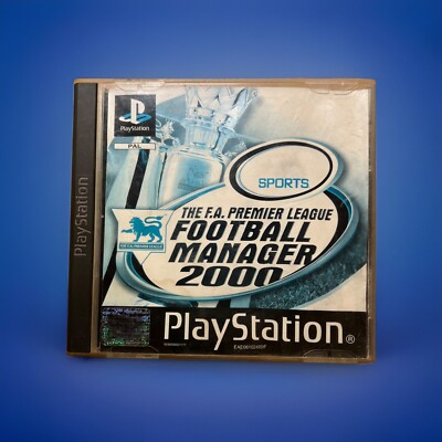 FA Premier League football manager 2000 PS1 EA Sports UK