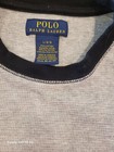 Polo Ralph Lauren Thermal Shirt Men's Large Gray Long Sleeve Stretch Casual