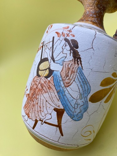 Classical Copy Greek Museum Vase Handmade Replica Classical Greece 480 BC VGC - Picture 6 of 9