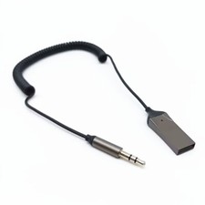 Bluetooth 5.0 AUX Audio Adapter Cable Car 3.5mm Jack Music Handsfree Receiver