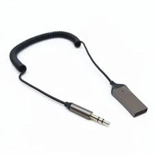 Bluetooth 5.0 AUX Audio Adapter Cable Car 3.5mm Jack Music Handsfree Receiver