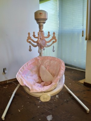 fisher price pearl chandelier cradle n swing