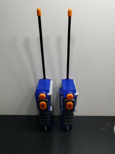 Nerf Walkie Talkies Blue Gray & Orange Works Well - Picture 6 of 6