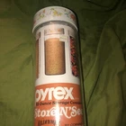 New Vintage  Pyrex WildFlower See N Store Canister With Lid & Seal 85 Ounces