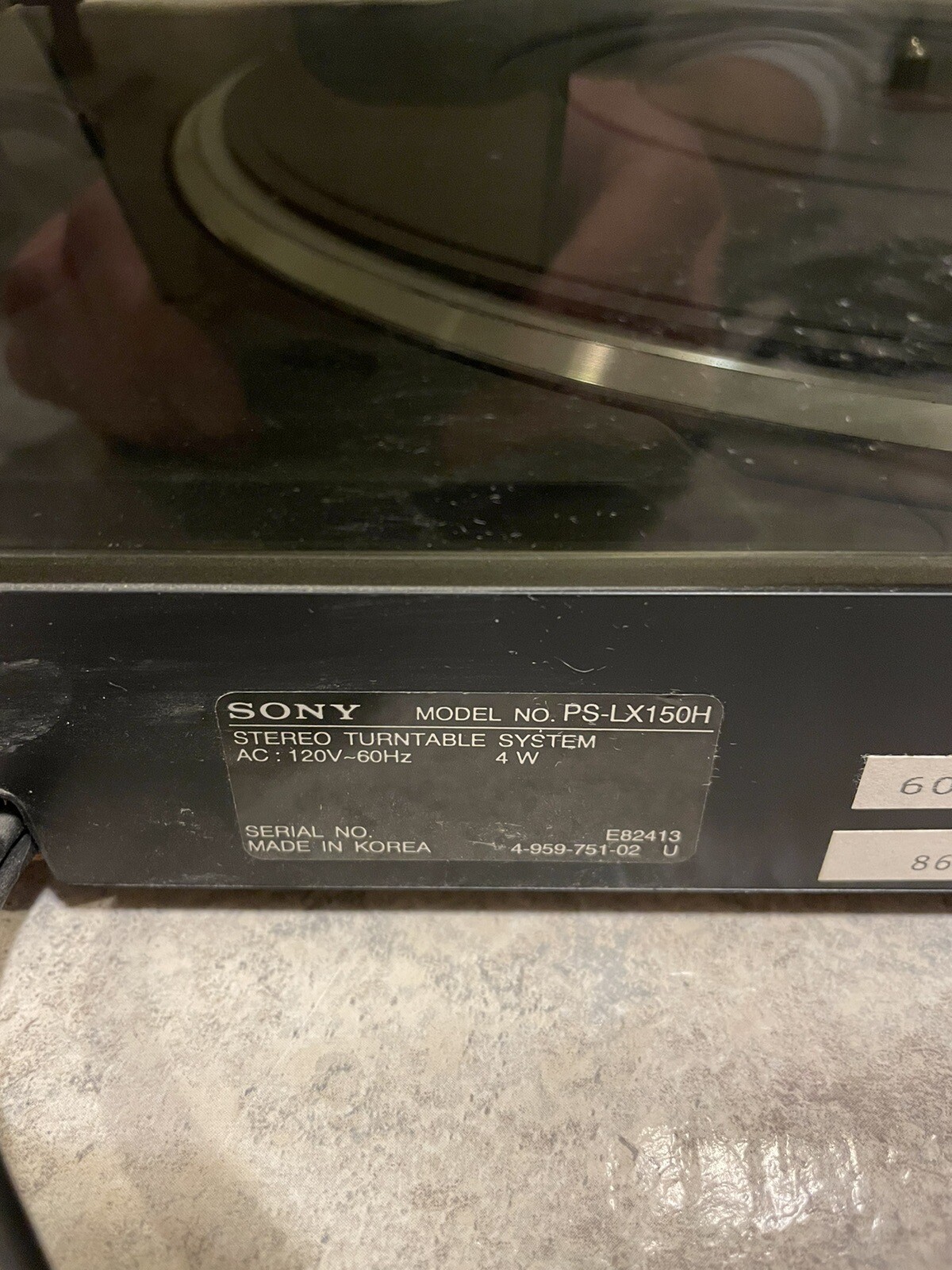 Sony PSLX150H Auto Stereo Turntable Record Player Tested Working eBay