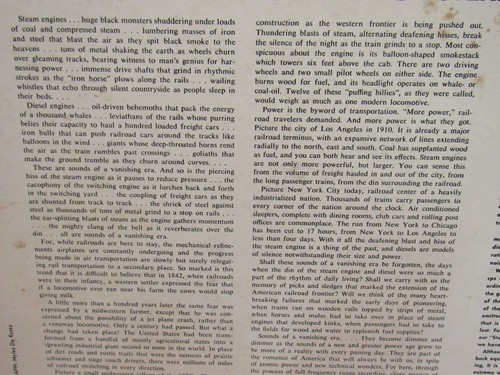 RAILROAD SOUNDS Steam and Diesel 12"LP (1958) Audio Locomotive - Picture 3 of 5