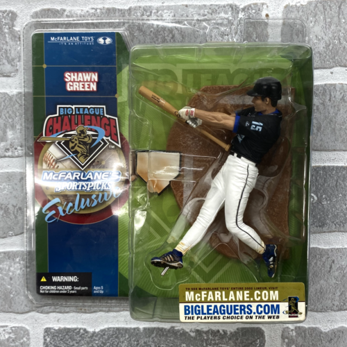 McFarlane Sports Big League Challenge Exclusive Shawn Green 2002 Figure Sealed - Picture 1 of 7