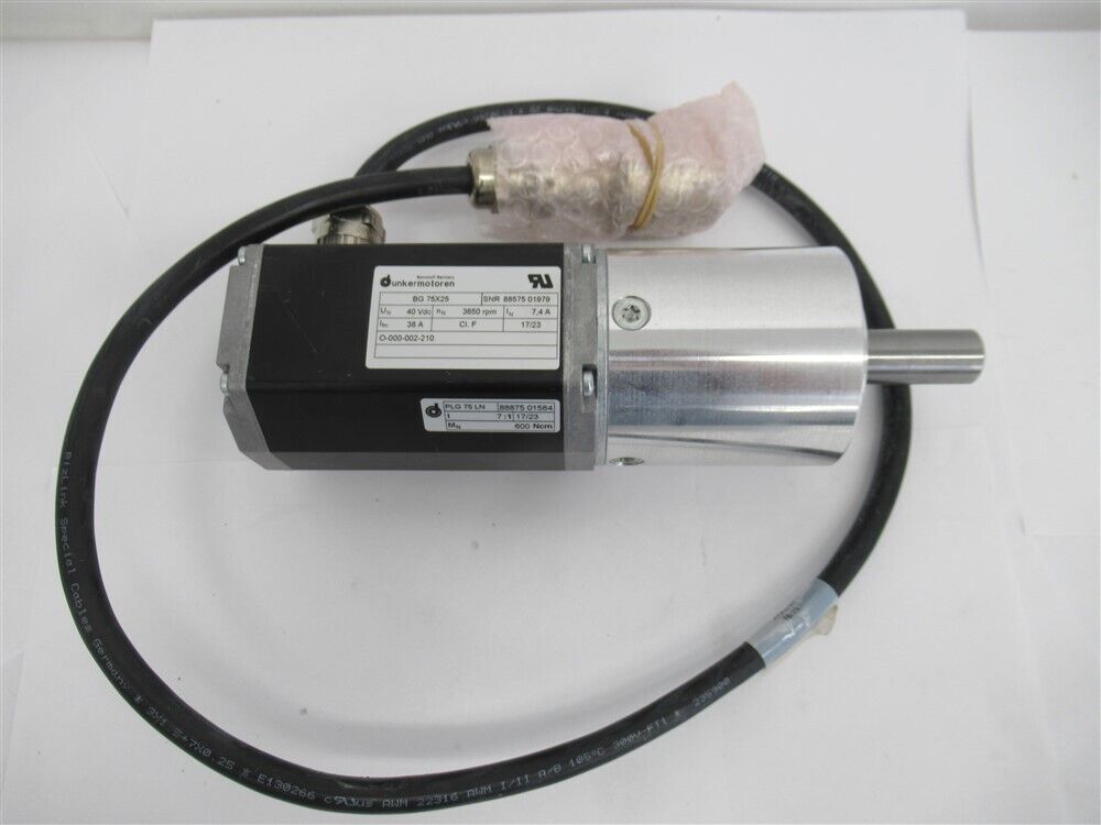 Dunkermotoren BG 75X25, 40 VDC, 7.4 A, 3650 RPM DC Motor | eBay Dunkermotoren BG 75X25, 40 VDC, 7.4 A, 3650 RPM DC Motor | eBay