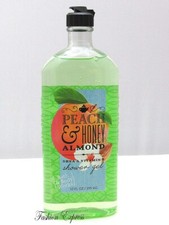BATH & BODY WORKS PEACH & HONEY ALMOND SHOWER GEL 10 FL OZ