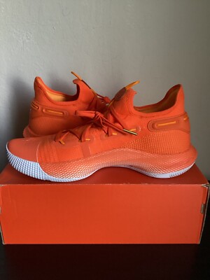 Size 12.5 - Under Armour Curry 6 Team Team Orange for sale  display picture 2