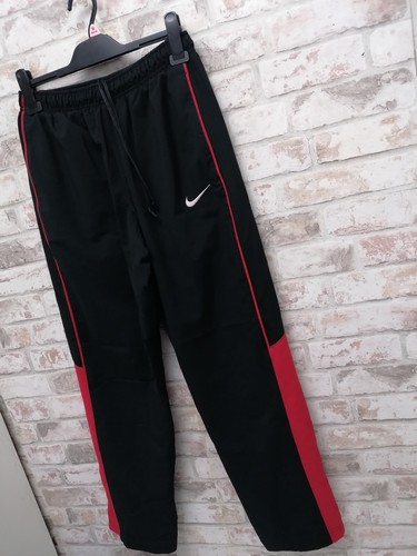 Nike Vintage Sportswear - Black & Red Tracksuit Bottom Mens size Medium . - Picture 2 of 17