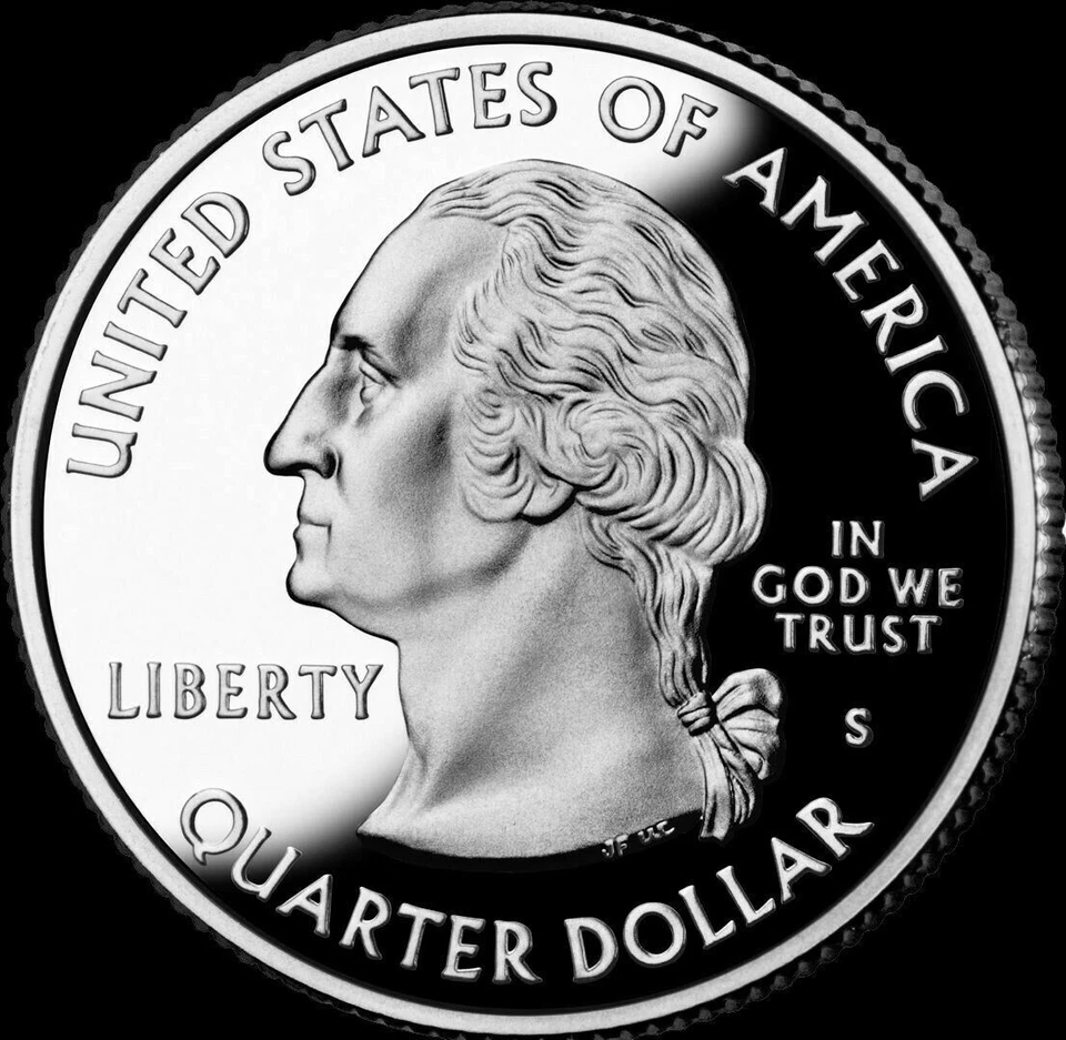 A 2007 S Idaho 90% SILVER Deep Cameo "PROOF" State Quarter US Mint Coin - Image 2 of 3