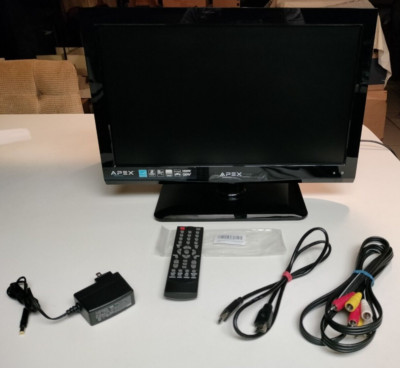 BUNDLE! TESTED HARD TO FIND! APEX LE1910,19'' Class LED-LCD HDTV/PC 720Pw/Remote.
