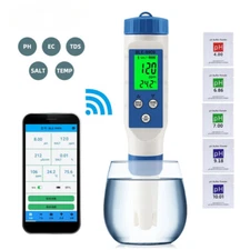 TDS PH Meter PH/TDS/EC/Temperature Meter Digital Water Quality Monitor Tester