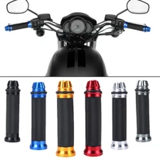 Motorcycle Bike 1'' 7/8" Handlebar Hand Grips For Yamaha Vmax YZF R1 R6 FZ-07