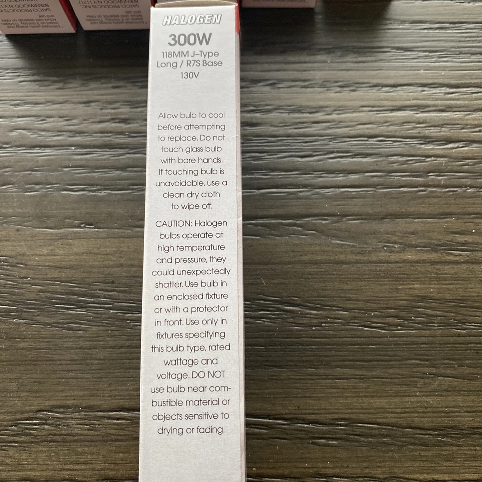 12 Lamps/box Satco S1925 118M J-Type 300W Long Double Ended R7S 130V Z11 - Image 3 of 4