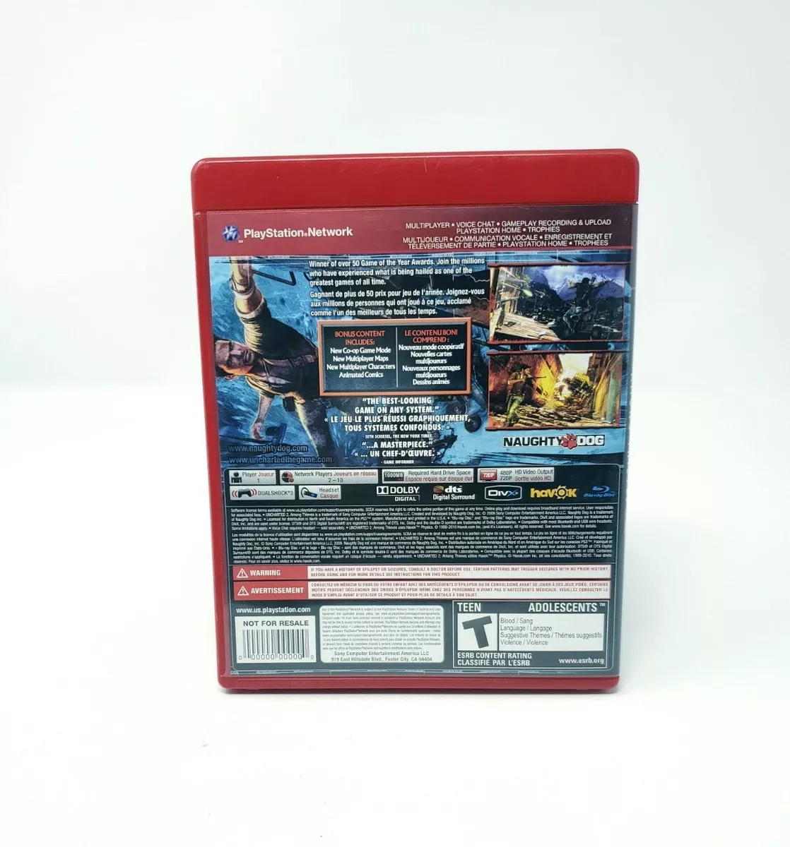 Ps3 - Uncharted 2 Among Thieves GH Game of the Year PlayStation 3