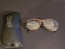 Vintage SAFILO "Racquet" Reading Eyeglasses With Case